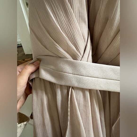 Vera Wang chiffon maxi dress, size 2 - Picture 3 of 11